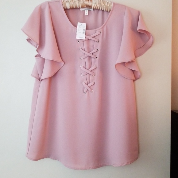 Maurices Tops - NWT Maurices Lace Up Top